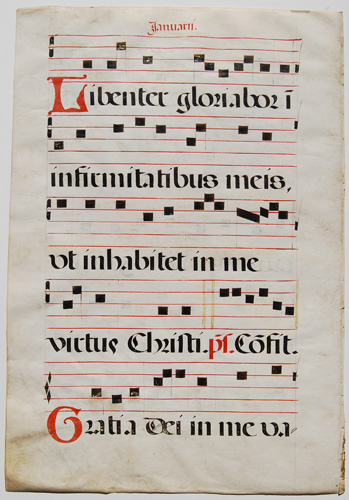 Missale Festivum original parchment from 1649